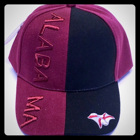 Other - Alabama Football Adjustable Cap Hat Red Black NCAA